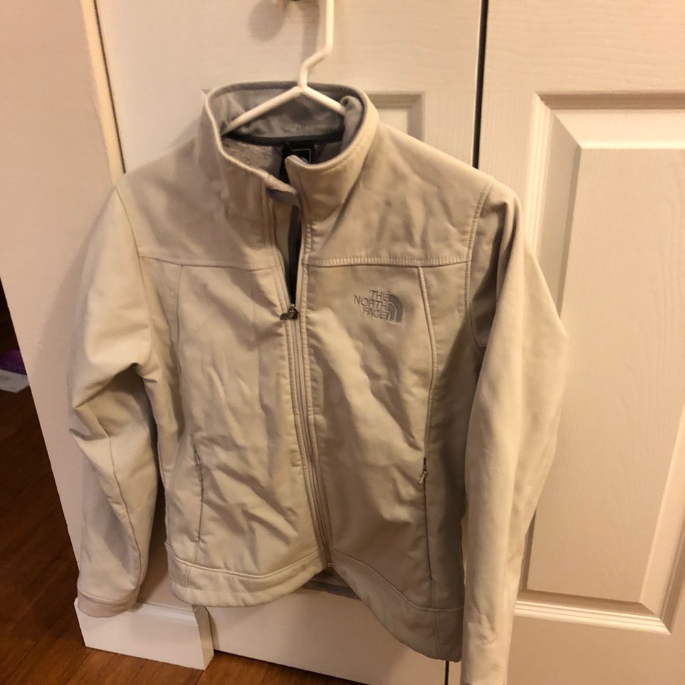 North Face White Insulated Jacket